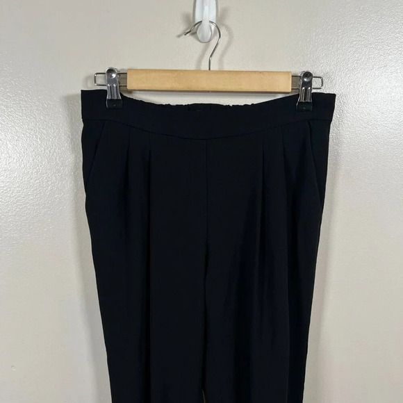 Aritzia Babaton Harvey Pleated Jogger Pant Size 2 Black Work Office Career - Picture 5 of 10